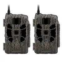 Stealth Cam Deceptor MAX Dual Sim 40MP Photo & 1440P QHD Video No-Glo LED Hunting Cellular Trail Camera, Available on AT&T & Verizon - 2 Pack