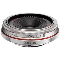 Pentax SMCP-DA 40mm f/2.8 ED HD Limited Edition Pancake Lens for DSLR Cameras - Silver, U.S.A. Warranty