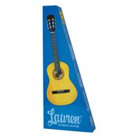 Lauren LA34 34in Steel String Acoustic Guitar. Natural