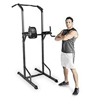 Marcy Power Tower Multi-Grip Pull Up & Dip Station VKR Home Gym TC-3515 BLACK, 74 pounds