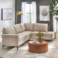 Simple Living Orinda Sectional Sofa - Sand