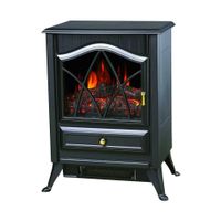 Comfort Glow - Ashton Electric Stove Heater - Black