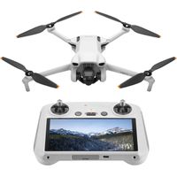 DJI - Mini 3 Drone and Remote Control with Built-in Screen - Gray