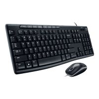 Logitech Media Combo MK200 - keyboard and mouse set - English