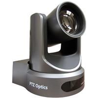 PTZOptics 2MP Full HD Indoor PTZ Camera, 12x Optical Zoom, 1920x1080 at 60fps, 3G-SDI, HDMI, CVBS, IP Streaming, 72.5 degree FOV, Gray