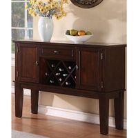 Warm and Contemporary Server, Brown