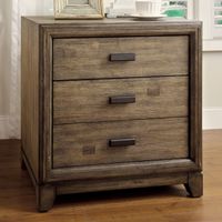 Transitional Natural Ash Night Stand