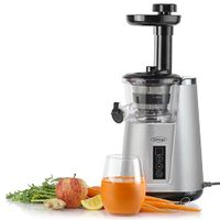 Omega Juicer Cold Press 365 Vertical Slow Masticating Extractor for Fruits and Vegetables, BPA-Free, 65 RPM, 150-Watts, Silver