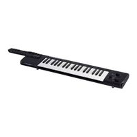 Yamaha SHS-500 Sonogenic Keytars 37 Mini Keys Electronic Keyboard with Power Adapter, Black