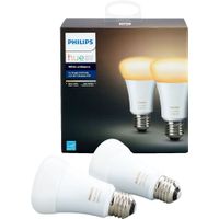Philips - Hue White Ambiance A19 Wi-Fi S...