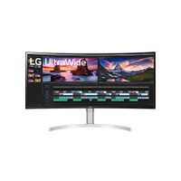 LG 38BN95C-W 38" 21:9 QHD+ 144Hz UltraWide HDR Curved Nano IPS Monitor, Built-In-Speakers