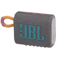 JBL GO 3 Waterproof Portable Bluetooth Speaker Gray