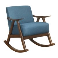 Aura Rocking Accent Chair - Blue