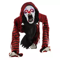 Animatronic Squatting Clown Dog with Mov...