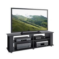 Fillmore Black TV Stand, For TV's up to 55" or 75" - 58 inches in width