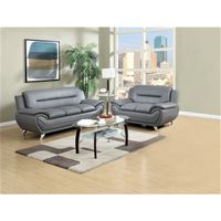 Sanuel 2 pieces living room sets - Grey