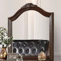 Traditional Mirror in Brown Cherry