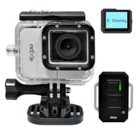 "Pyle eXpo Hi-Res Action Cam with Full HD 1080p Video, 20 Mega Pixel Camera, 2"" LCD Screen, Wi-Fi Remote"