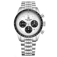 Revue Thommen Men's 'Aviator' Silver Dial Stainless Steel Chronograph Automatic Watch - Silver