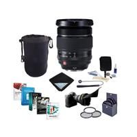 Fujifilm XF 16-55mm F2.8 R LM WR Lens - Bundle with 77mm Filter Kit, Flex Lens shade, Lens Wrap, Cleaning Kit, Lens Case, and Professional Software Package
