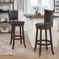 Wesley Counter Height Stools with Swivel Seat (Set of 2) - Bar Height - 29-32 in.
