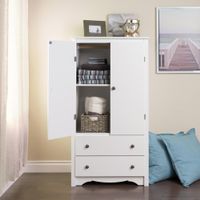 Winslow - White 2-drawer Armoire