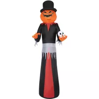 12-Ft. Tall Pre-lit Inflatable Jack-O-La...