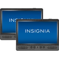 Insignia™ - 10" Dual Screen Portable DVD Player - Black