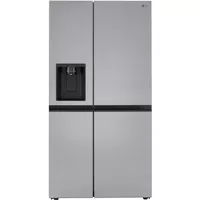 LG - 27.2 Cu. Ft. Side-by-Side Refrigerator with SpacePlus Ice - Stainless Steel