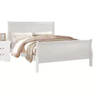 ACME Louis Philippe Twin Bed, White