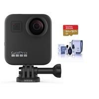 GoPro MAX 360 Action Camera - With 64GB MicroSDXC U3 Card, Cleaning Kit