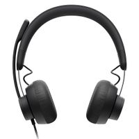 Logitech - Zone Wired Noise Cancelling Headset - For Microsoft Teams - Black