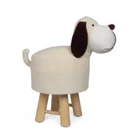 Mapleton Contemporary Kids Dog Ottoman by Christopher Knight Home - Ginger+Natural