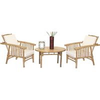 Handmade 5 Piece Mikong Chairs and Oval ...