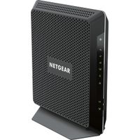 NETGEAR - Nighthawk AC1900 Dual-Band Router with DOCSIS 3.0 Cable Modem - Black
