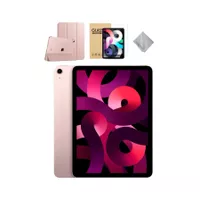 Apple - 10.9-Inch iPad Air - Latest Model - (5th Generation) with Wi-Fi - 64GB - Pink With Rose Gold Case Bundle