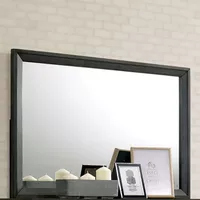 Contemporary Mirror in Warm Gray