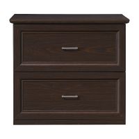 OSP Home Furnishings - Jefferson 2-Drawer Lateral File with Lockdowel Fastening System - Espresso