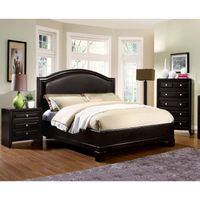 Furniture of America 2-piece Transitional Style Bed with Nightstand Set - Cal. King