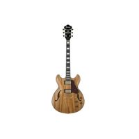 Ibanez Artcore Expressionist AS93ZW Semi-Hollow Double Cutaway 6-String Electric Guitar, 22 Frets, Zebrawood Body, C Traditional Neck, Ebony Fretboard, Passive Pickup, Gloss, Natural