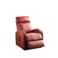 ACME Ricardo Power Motion Recliner w/Lift, Red Synthetic Leather