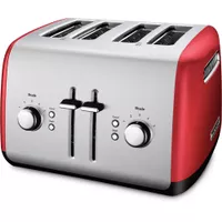 KitchenAid 4-Slice Toaster with Illuminated Buttons in Empire Red