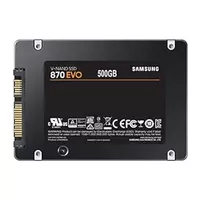 SAMSUNG 870 EVO SATA SSD 500GB 2.5” Internal Solid State Drive, Upgrade PC or Laptop Memory and Storage for IT Pros, Creators, Everyday Users, MZ-77E500B/AM, Black
