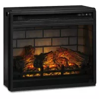 Black Entertainment Accessories Fireplace Insert Infrared