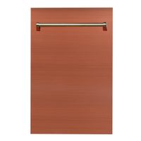 18" Compact Top Control Dishwasher with Stainless Steel Tub, 40dBa - Traditional Handle - Copper