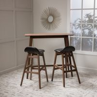 Moria Wood Bar Stool and Table Set by Christopher Knight Home - Wood
