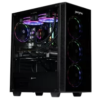 Periphio Firestorm Prebuilt VR Ready Gaming PC, AMD Ryzen 5 5600X (4.6GHz Turbo), Radeon RX 6750 XT (12GB), 1TB M.2 NVMe SSD, 16GB DDR4 RAM, Windows 10, WiFi + BT