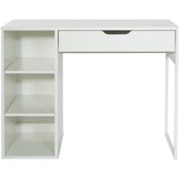 OSP Home Furnishings - Ravel Rectangular Contemporary Engineered Wood 1-Drawer Table - White
