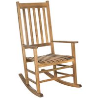 Safavieh Outdoor Living Collection Shasta Rocking Chair - Teak Brown