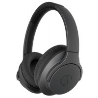 Audio-Technica Black QuietPoint Wireless Active Over-Ear Noise-Cancelling Headphones